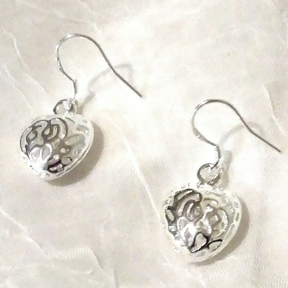 .925 silver Flower People Earrings